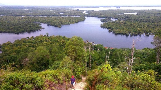 View Danau Sentarum dari Bukit Tekenang | dokpri
