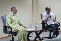 (ki-ka) Prof. Manlian Mendampingi Firdaus Ali dalam Diskusi