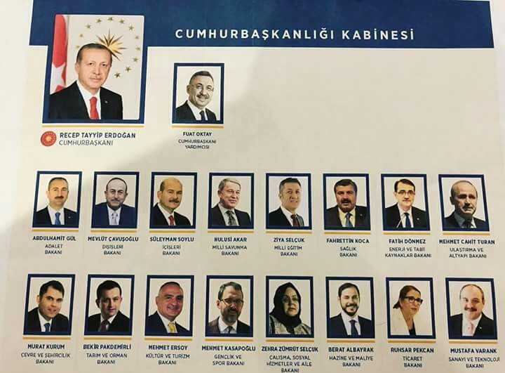 Kabinet baru Turki (dok. Karahman) 