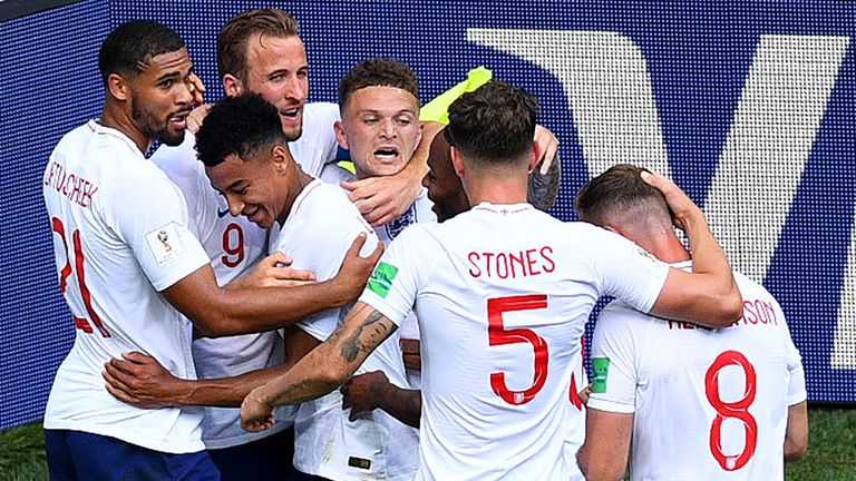 Tim Nasional Inggris 2018 (Foto Skysports.com)