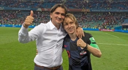 Dalic dan Modric, kunci sukses Kroasia (Sumber: https://hs-cff.hr / HNS)