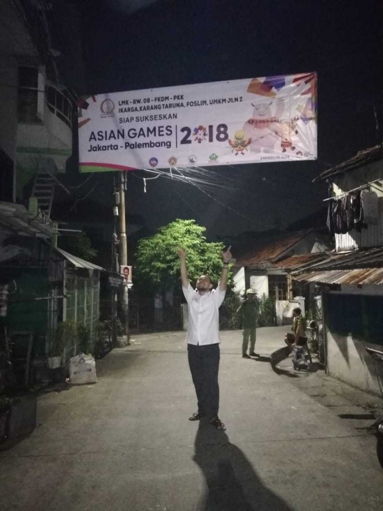 Spanduk Asian Games 2018 (dokpri)