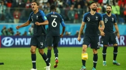 Timnas Perancis akan menghadapi tantangan Kroasia di babak final Piala Dunia 2018.(www.cnnindonesia.com)