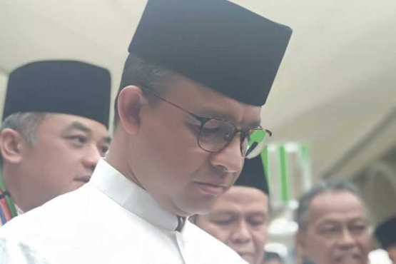 Gubernur DKI Jakarta Anies Baswedan di Blok B Tanah Abang, Jumat (13/7/2018).