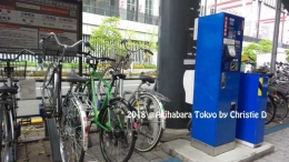 Jika warga local ingin berjalan tanpa menggunakan sepeda, bisa dititipkan disini dengan membayar antara 100 Yen -- 200 Yen per-hari | Dokumentasi pribadi