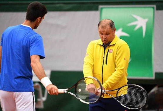 Djokovic dan Vajda I Gambar :tennisworldusa