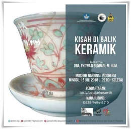 Poster bincang keramik (Dokumentasi KPBMI)