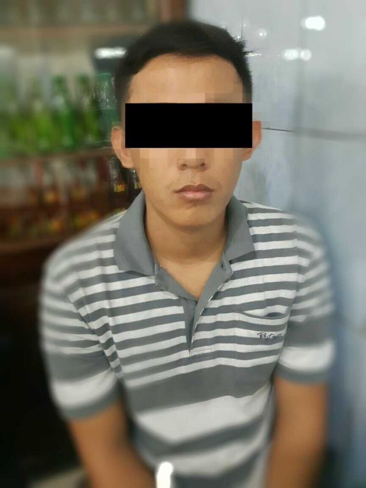 Salah seorang pelaku penjambretan