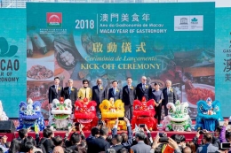 Kick off ceremony 2018 Macao Year Of Gastronomy. (Foto: macaotourism.gov.mo)