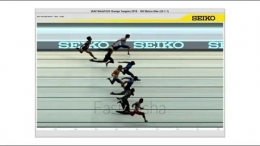 Foto Finish Lari 100 m Kejuaraan Dunia Atletik U-20 (iaaf.org)