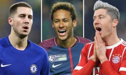 Salah satu dari Hazard, Neymar dan Lewa atau ketiganya Perez? I Gambar : Express.co.uk
