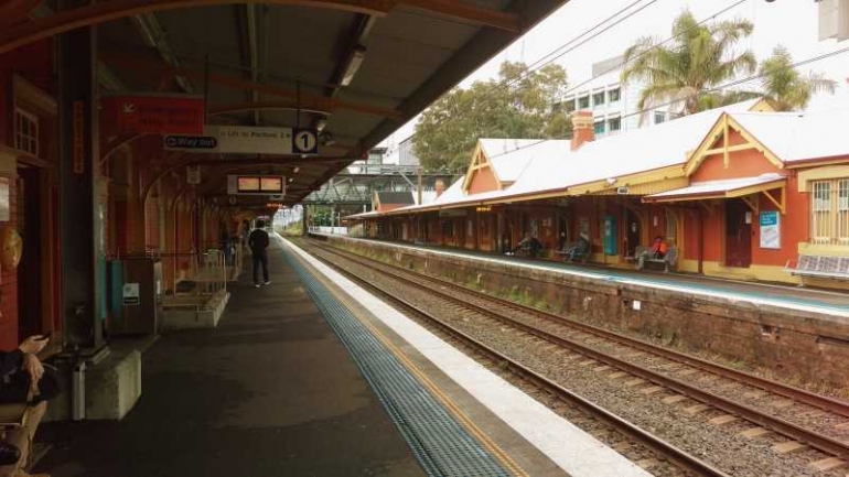 Stasiun Kereta Wollongong City - foto: dokumentasi pribadi