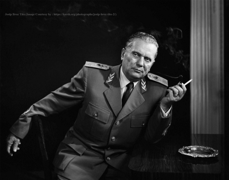 Josip Broz Tito (Image Courtesy by : https://karsh.org)