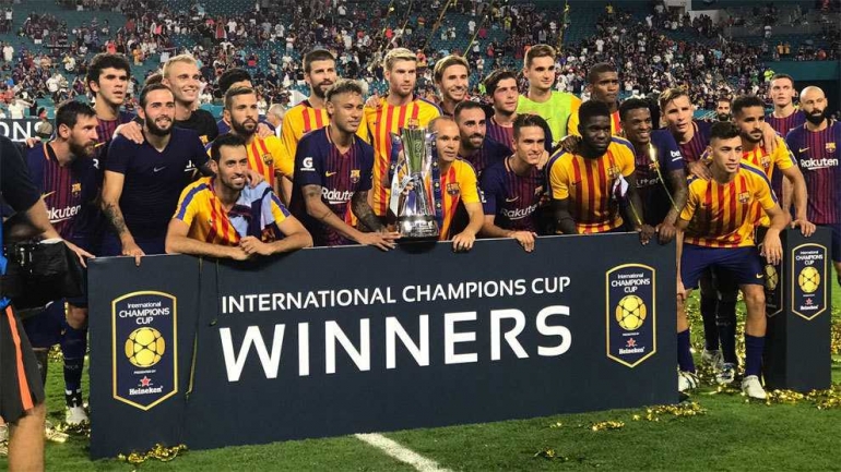 Barcelona juara ICC 2017 I Gambar : Marca