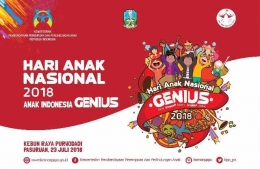 Tahun 2018 ini, para anak Indonesia memiliki peran utama dalam acara perayaan puncak Hari Anak Nasional (www.kemenpppa.go.id)