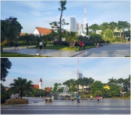 Taman Balai Kota Surabaya (dok. pri).