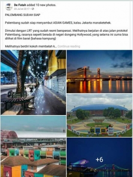 Info kesiapan Palembang