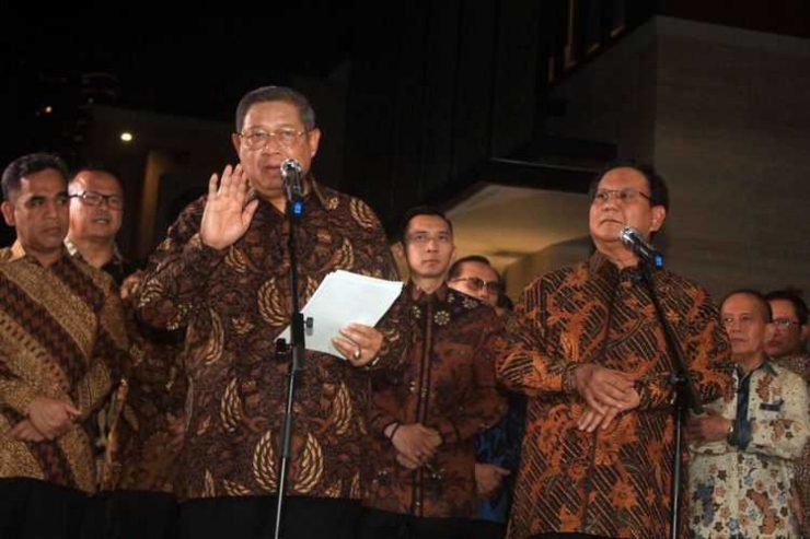 Pertemuan SBY Dan Prabowo/doc. Kompas.com