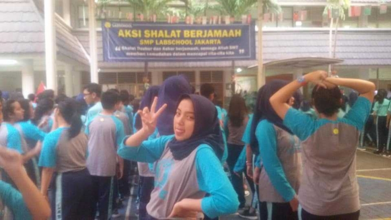 olahraga padi di smp labschool jakarta