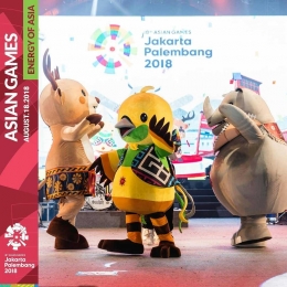 Formasi Lengkap Mascot Asian Games 2018 (Dok. Instagram 18th Asian Games 2018)