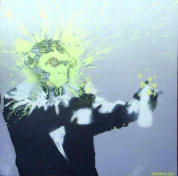 Potret diri Banksy (metro.co.uk).