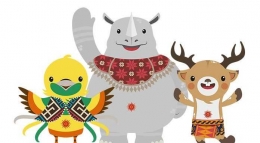 Maskot Asian Games 2018. Sumber: asiangames2018.id