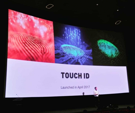 Fitur Touch ID (sumber: Dokumentasi Pribadi)