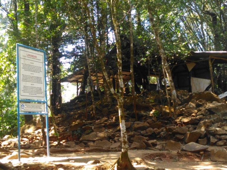 Situs Pramu Tajimalela di Gunung Lingga/aps