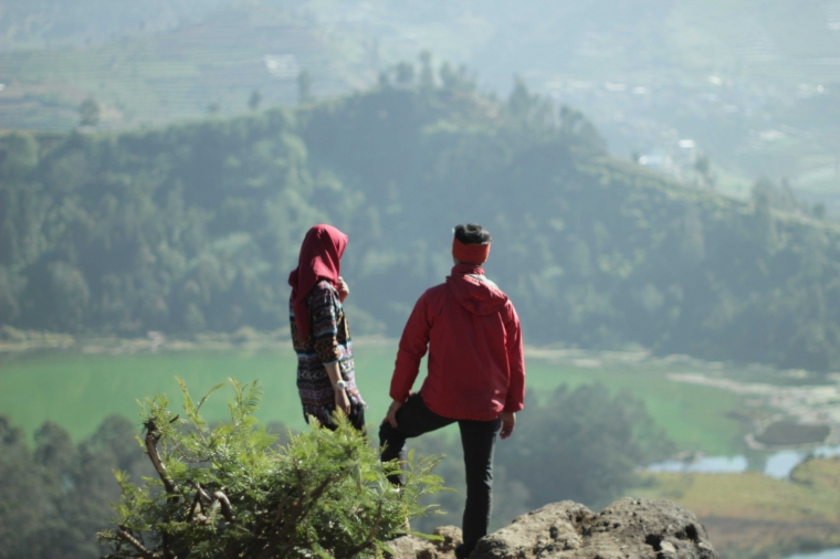 Bersama Mas Ade, Budy travel Tani Jiwo. Foto: Yogo