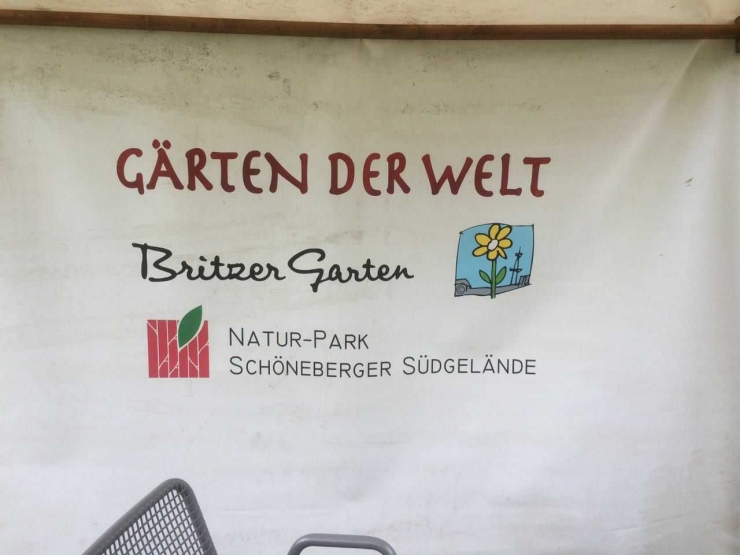 Logo taman dunia, Garten Der Welt. Dokpri. 