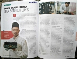 Songkok Lukis Nusantara di Majalah AULA edisi Desember 2017