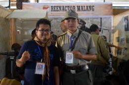 Salah satu komunitas lokal Malang, Reenactor Malang yang bergerak di bidang reka ulang sejarah. - Dokumen pribadi,