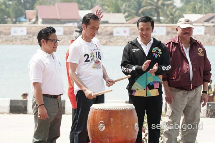 Peresmian Venue Asian Games 2018 Palembang oleh Presiden Jokowi