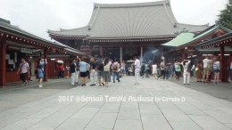 Kuil Sensoji, merupakan tujuan utama nya/Dokumentasi pribadi 
