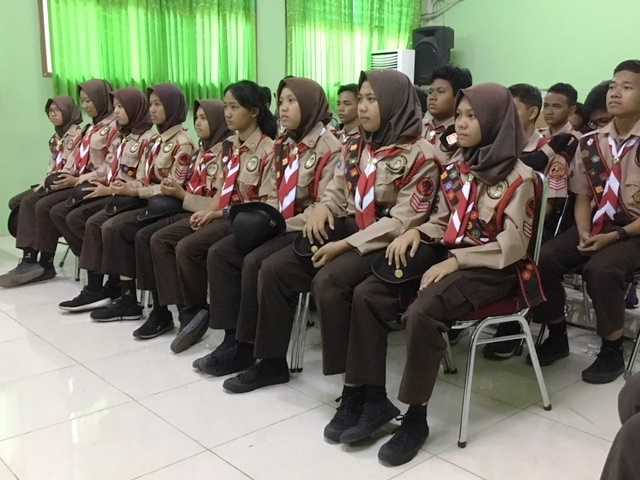 Para calon Pramuka Garuda dari Gudep 05.063 dan 05.064 Tangerang Selatan. (Foto: ISJ)