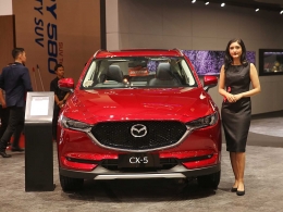 Mazda CX-5 di stand GIIAS 2018 (dokpri)