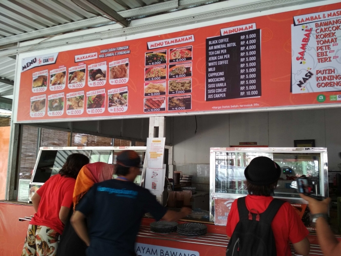 Daftar menu dan harga (dok pri)