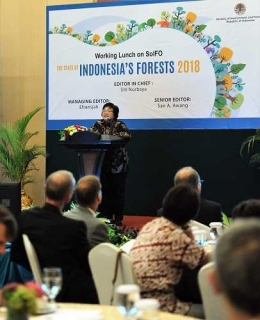 Apresiasi Internasional pada Perubahan Tata Kelola Hutan Indonesia (dok/Humas KLHK)