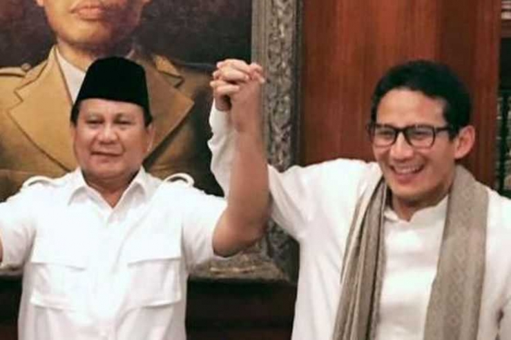 Prabowo bersama Sandiaga Uno. Foto: kompas.com | (Facebook Prabowo Subianto)