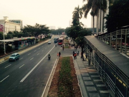 Wajah Jalan Sudirman sekarang (dok pribadi)