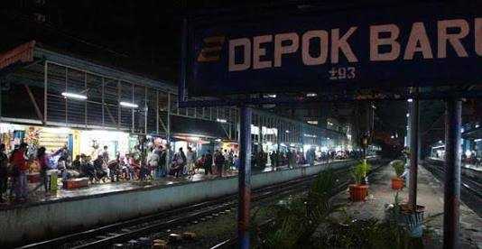 Stasiun Depok Baru - batas-depok.blogspot.com
