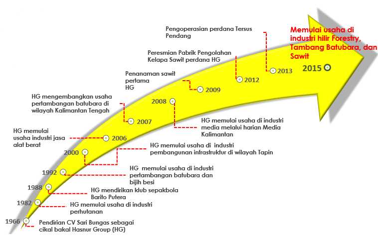 Grafis Kronika Usaha Hasnur Grup (Grafis : hasnurgroup.com)