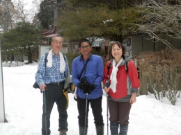 Hiking bersama keluarga baru saat Student Exchange ke Jepang, Tahun 2014. Sumber foto: Dokumentasi Pribadi