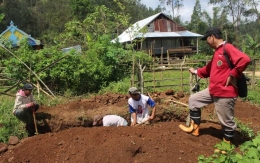 Pembangunan Sumur Resapan di Babangeng Kabupaten Bantaeng (Dokumentasi Pribadi)