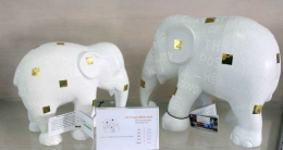 patung gajah putih (dok pribadi)