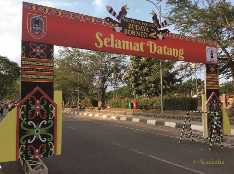 Selamat Datang di Pesona Budaya Borneo 2 (Foto : @kaekaha)