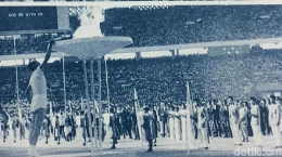 Pembukaan Asian Games di Jakarta 1962 (Sumber : Detik.com)