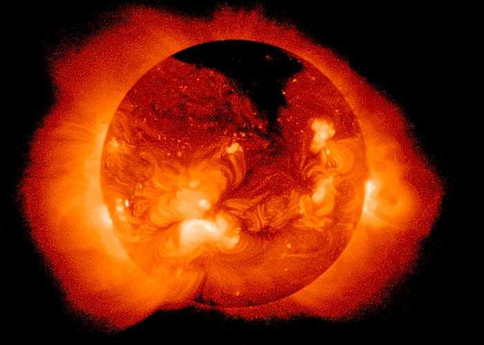 Korona Matahari. Photo: NASA