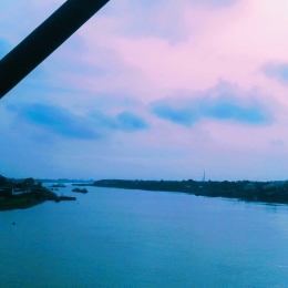 foto sungai batang hari jambi (foto: dokpri)