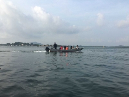 Aksi relawan Sahabat Hinterland mengarungi samudra Indonesia